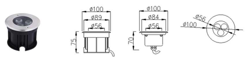 led inground light