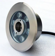 Luz de fuente seca LED de acero inoxidable